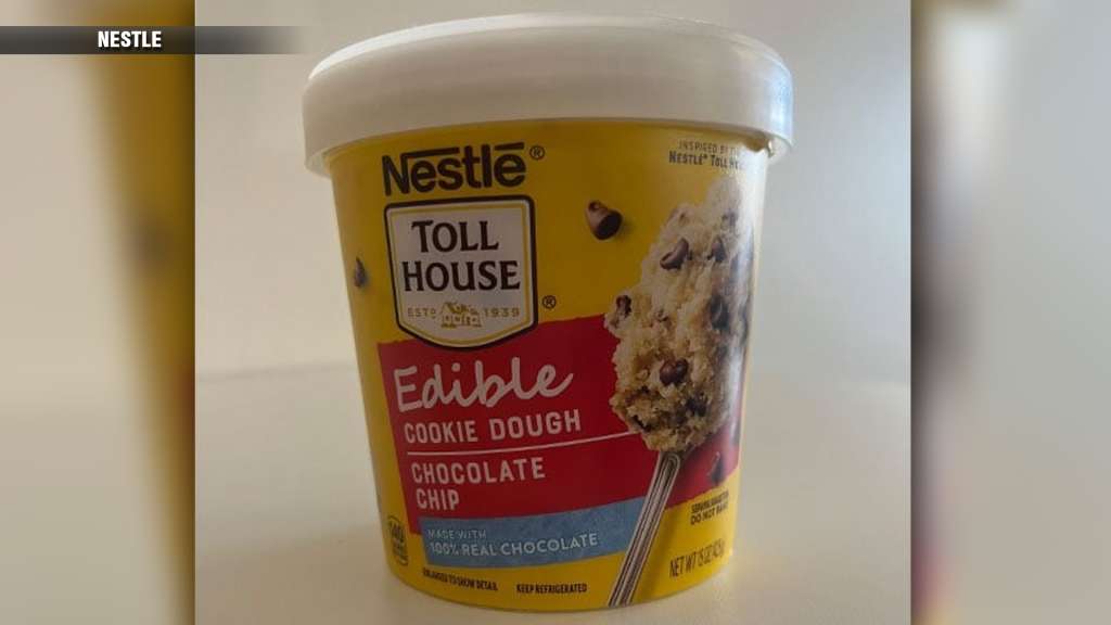 Nestle recalls limited number of cookie dough tubs due to potential
