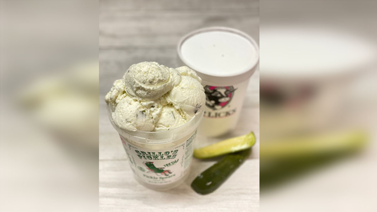 J.P. Licks and Grillo’s Pickles announce ‘dillicious’ pickle ice cream for National Pickle Day
