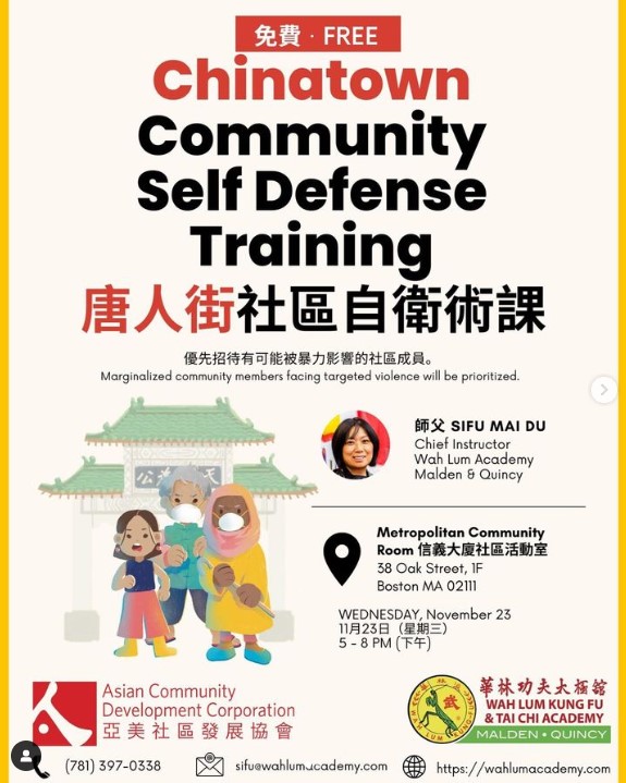 Asian American leaders organize free self-defense classes in Quincy, Chinatown