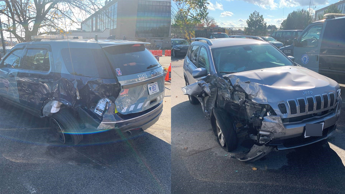 Driver arrested on OUI charge and more after crash that injured State