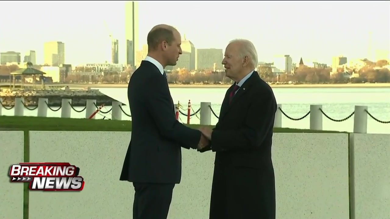 President Biden meets with Prince of Wales in Boston