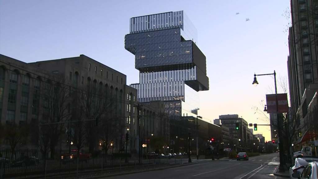 Boston University celebrates grand opening of ‘Jenga building’ Boston