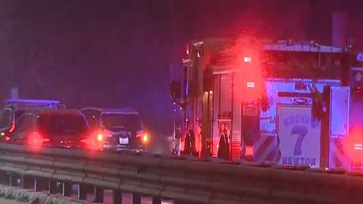 Crews clearing multiple crashes in Newton amid slick driving conditions