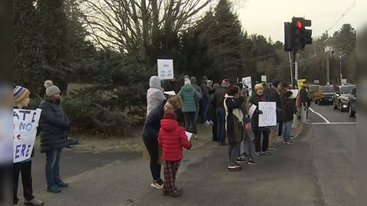 Wayland rallies to support superintendent after racist message Boston