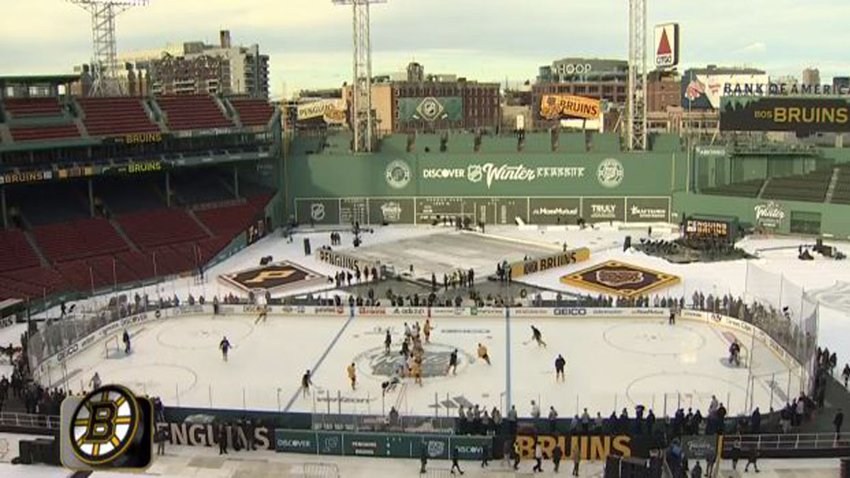 NHL WINTER CLASSIC: Bruins rally late, win at Fenway