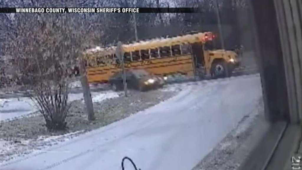 Car Passes Stopped School Bus Nearly Hitting A Child Boston News car-passes-stopped-school-bus-nearly-hitting-a-child-boston-news
