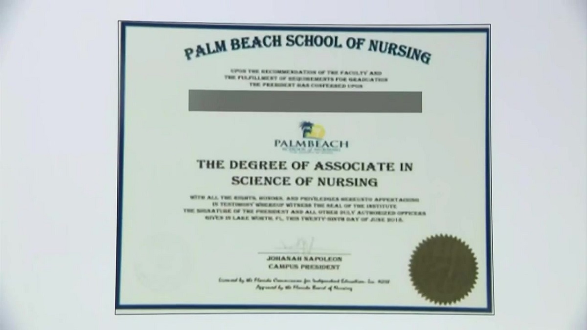 Fake nursing diploma scheme in Florida; 25 arrested Boston News