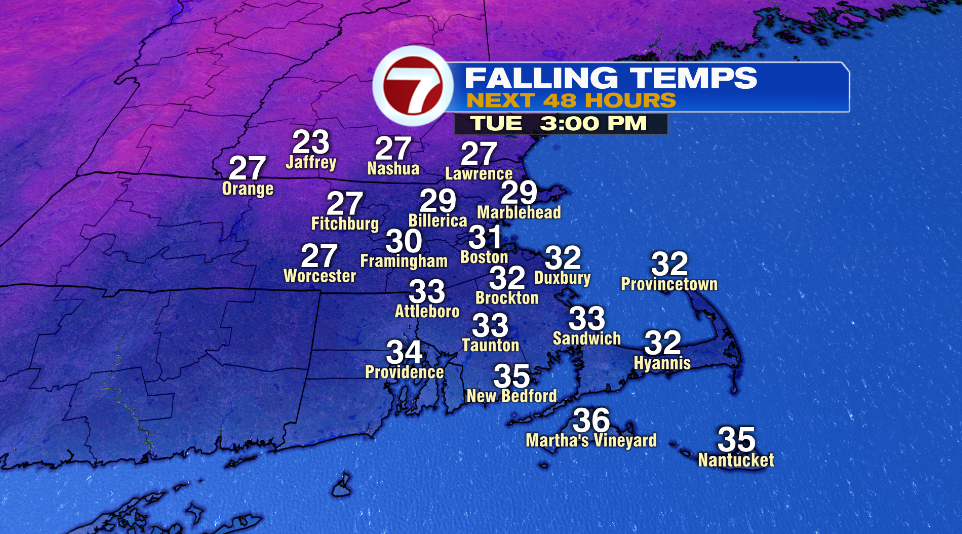 Colder weather is on the way - Boston News, Weather, Sports | WHDH 7News