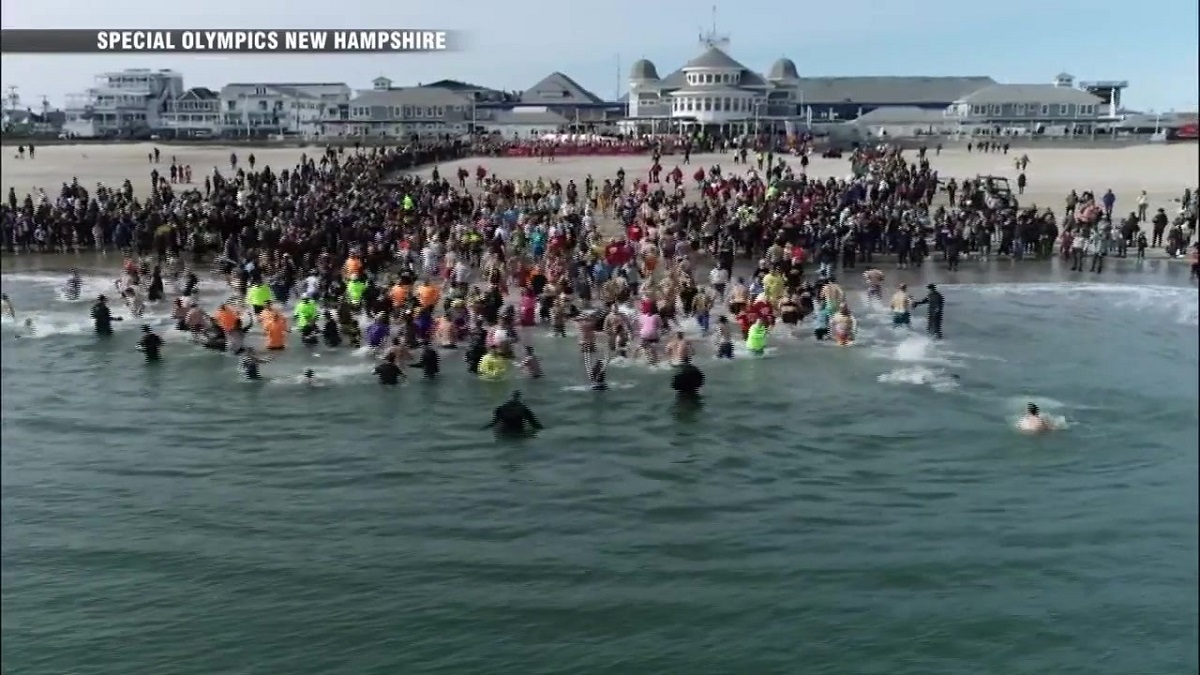 Hundreds take ‘Penguin Plunge’ to raise money for NH Special Olympics