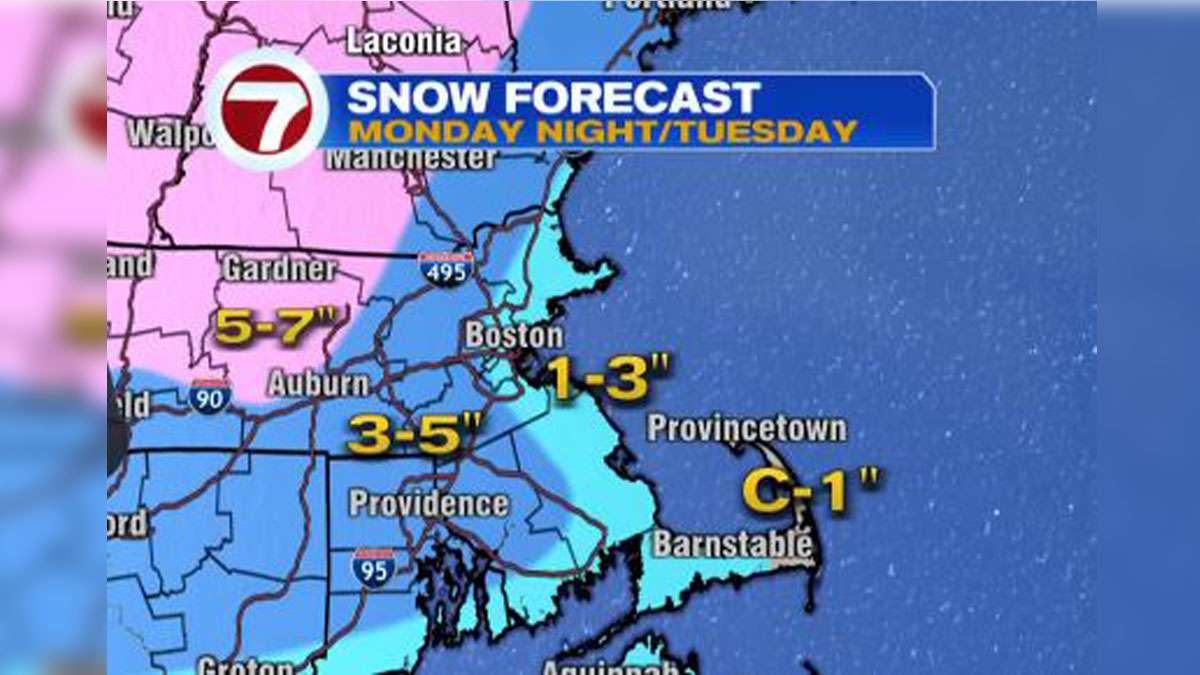 Winter storm expected to dump up to 7 inches of snow in parts of Mass ...