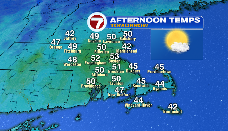 Mild Weather Continues, 50s Likely Sunday - Boston News, Weather ...