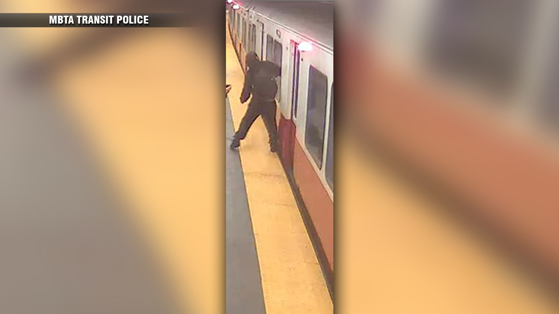 Police searching for suspect accused of smashing Red Line train window