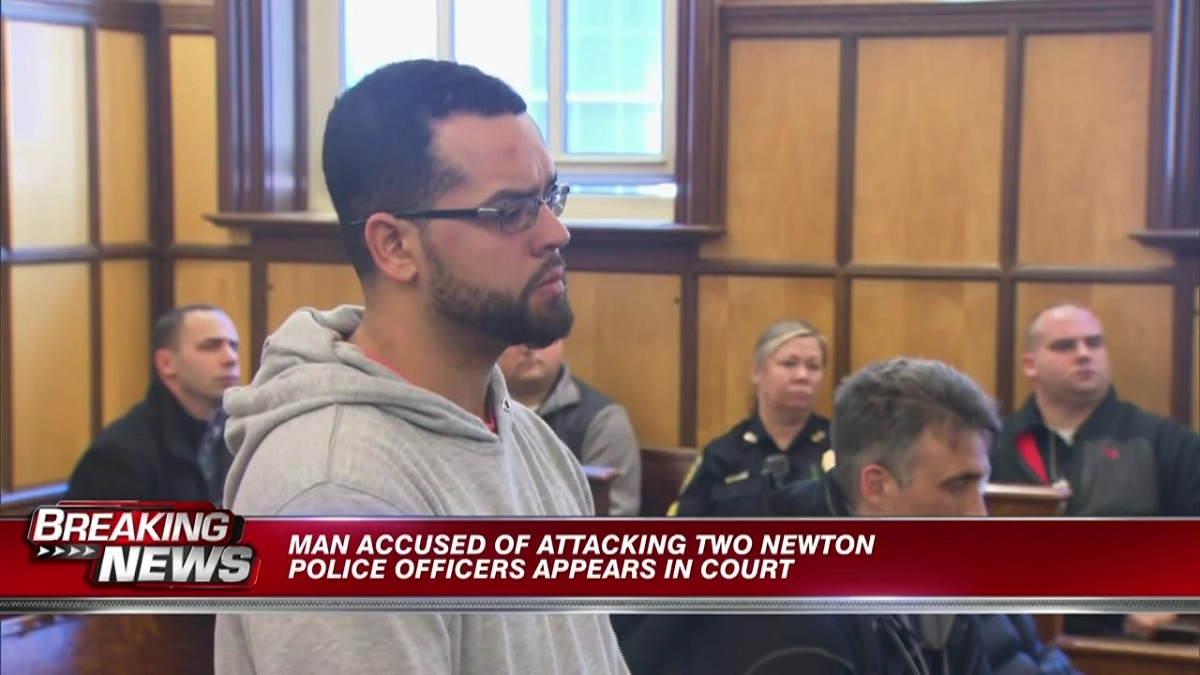 Suspect accused of attacking Newton Police officers ordered held without bail Boston News