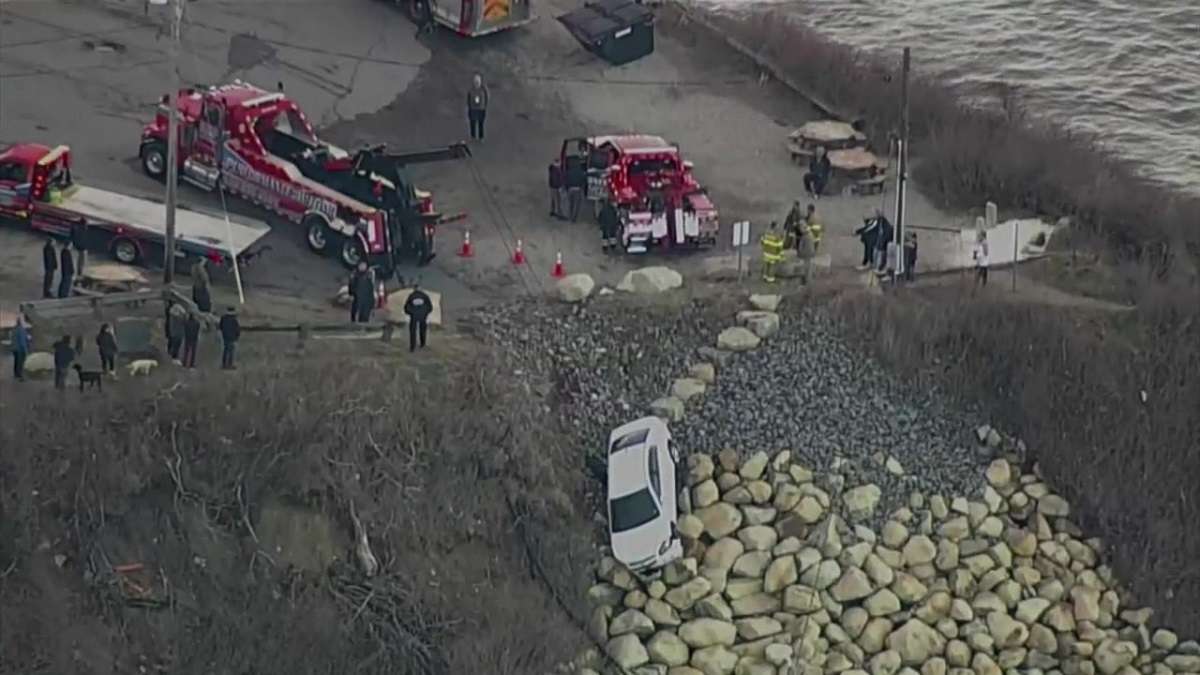 Driver rescued after car goes off cliff in Plymouth - Boston News ...