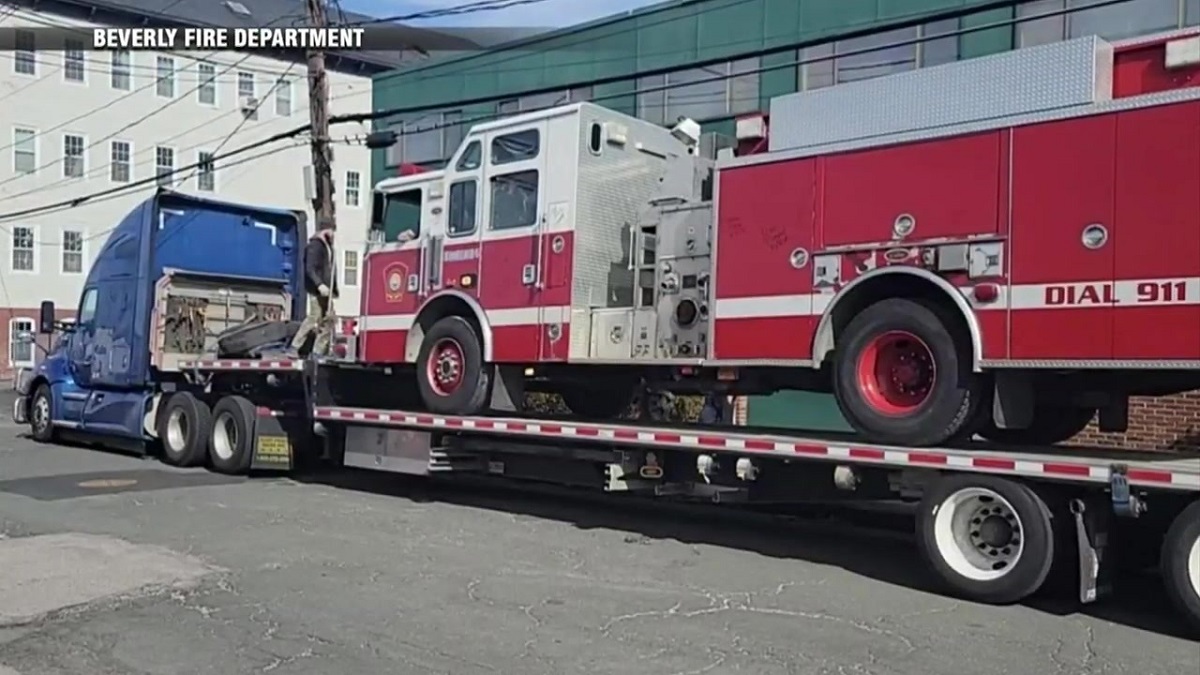 Beverly Fire Department donates fire truck to help first responders in