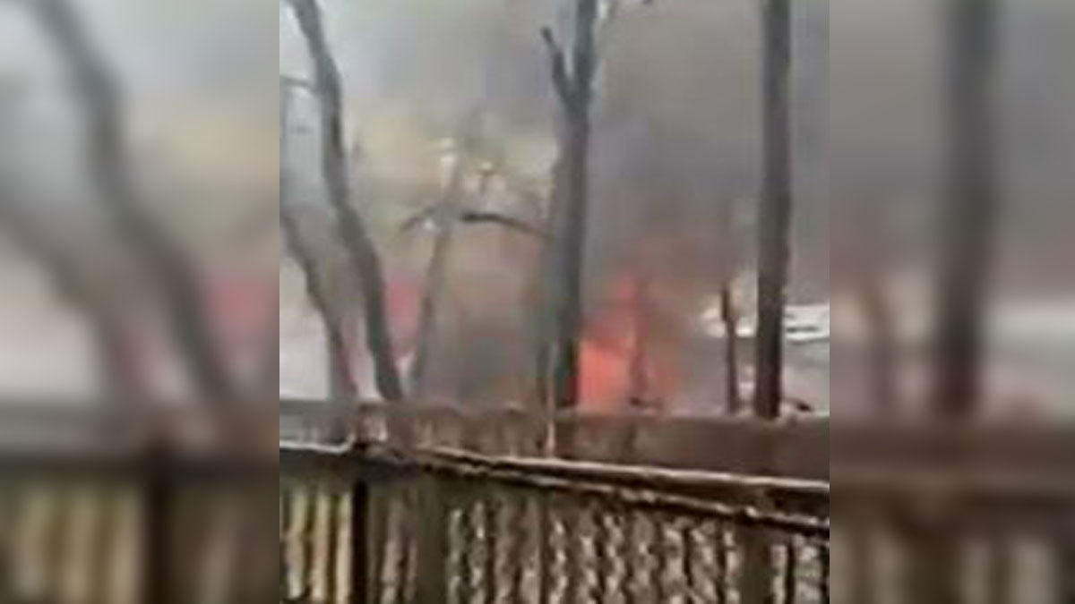 Crews Battle Large Brush Fire In Natick - Boston News, Weather, Sports ...