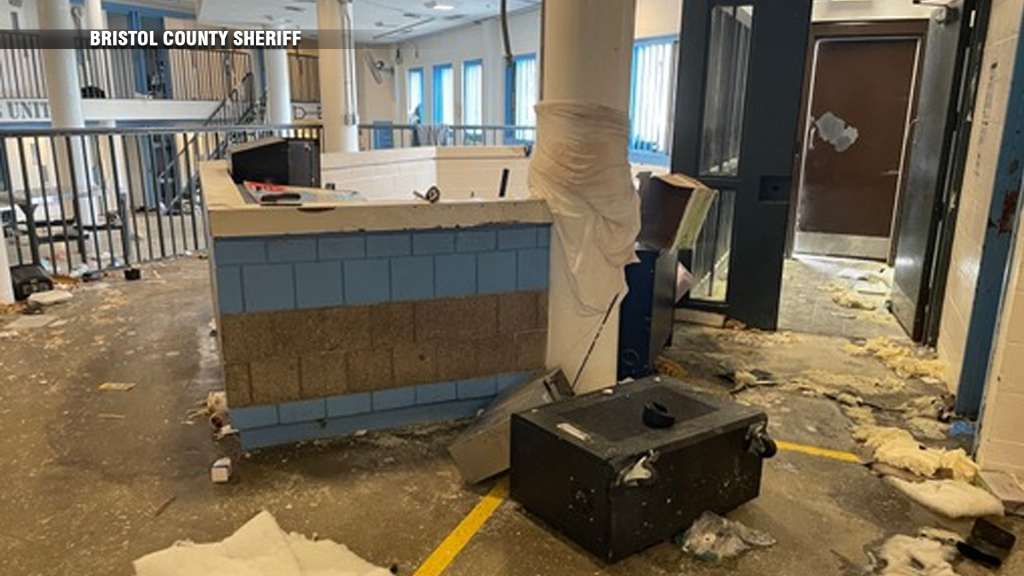 BRISTOL COUNTY JAIL DAMAGE2 Boston News, Weather, Sports WHDH 7News