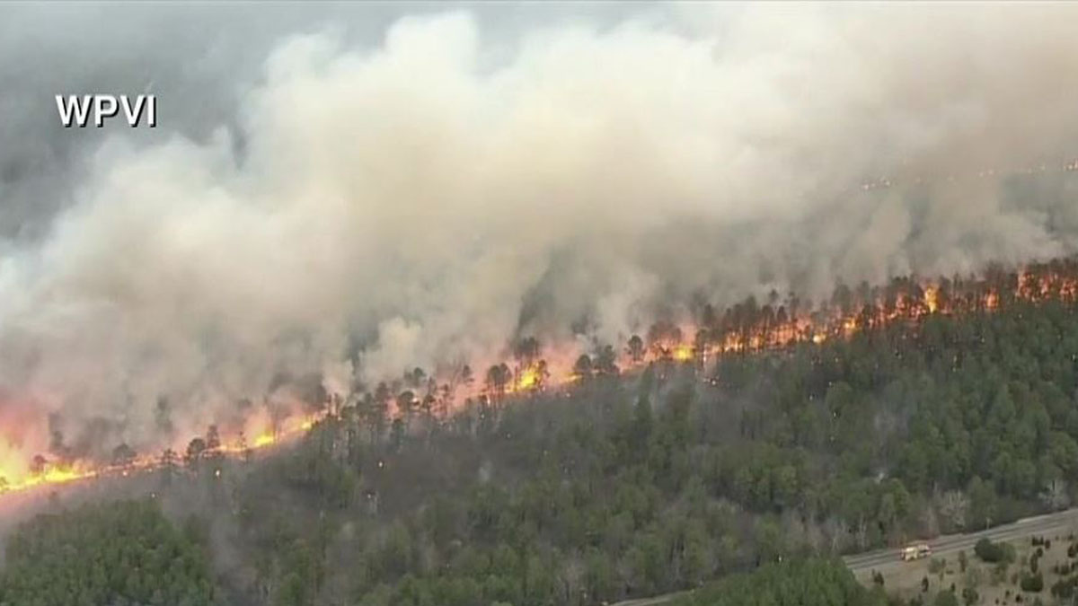 Southern New Jersey wildfire has ballooned to 2,500 acres and prompted evacuations