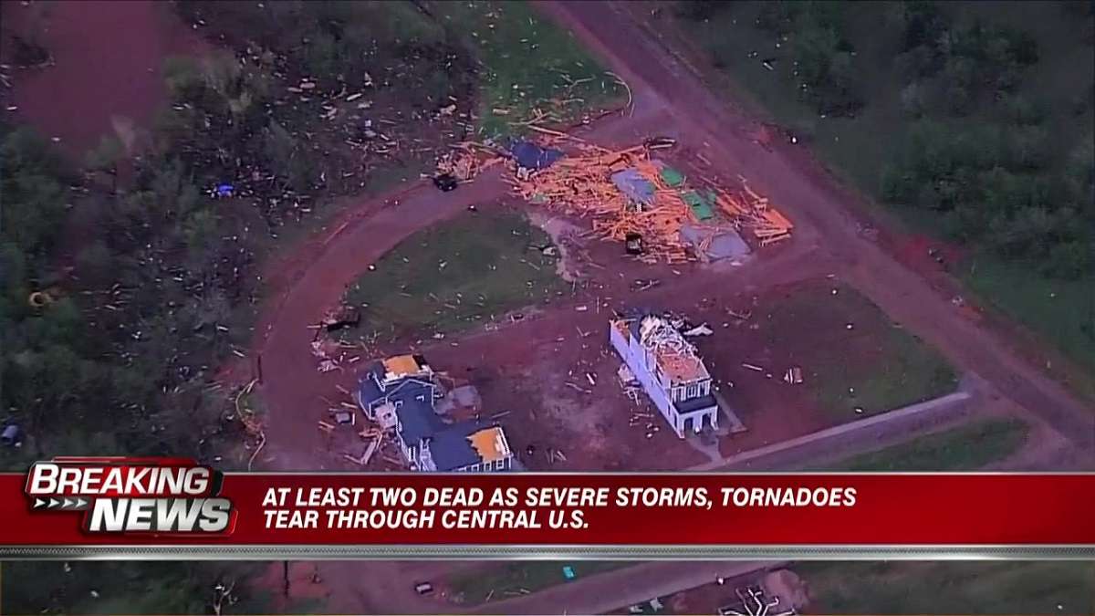 2 dead as severe storms, tornadoes move through central US - Boston ...
