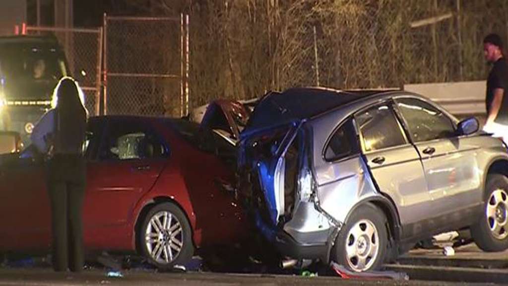 Police investigating violent crash overnight in Boston