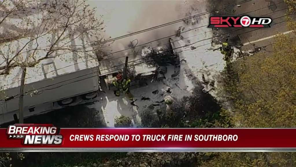 Crews respond to truck fire in Southboro - Vimarsana News