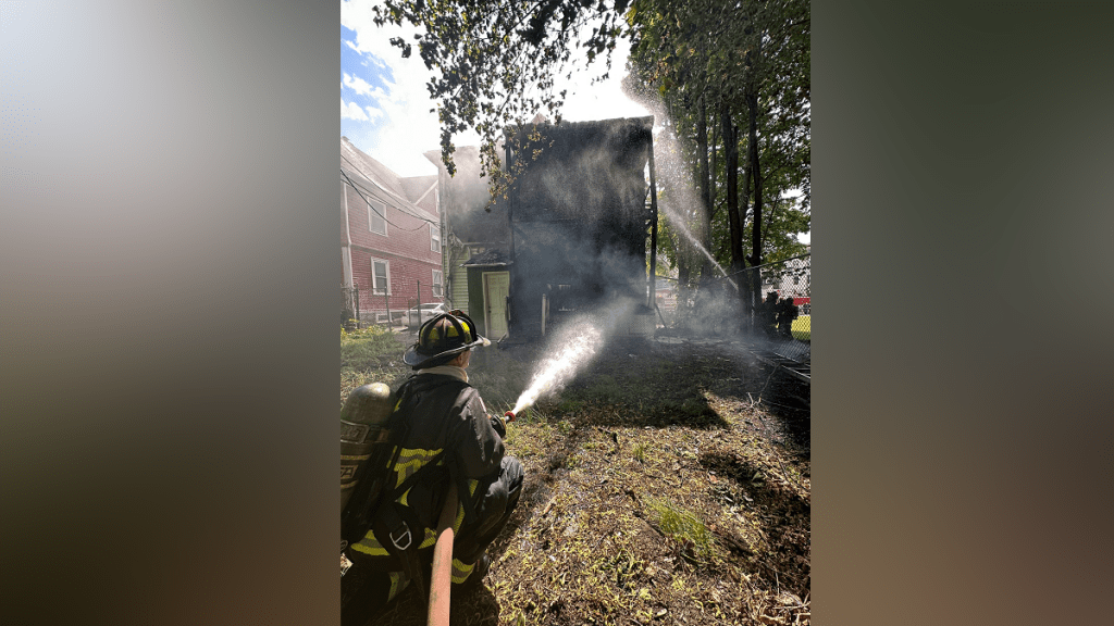 Woman rescued after fire breaks out in Dorchester building