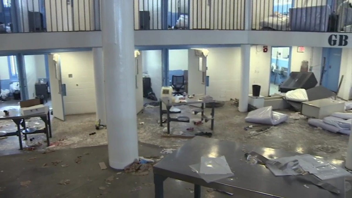 Officials show damage inside Bristol County Jail after April inmate