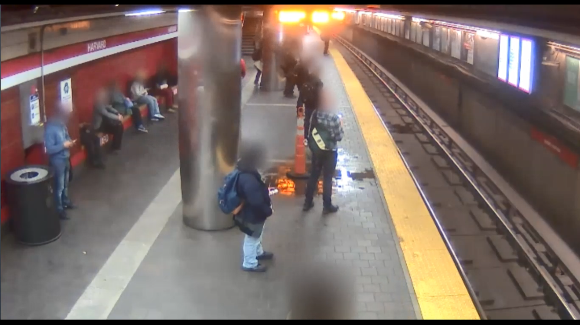 MBTA releases video of equipment falling on woman at Harvard station ...