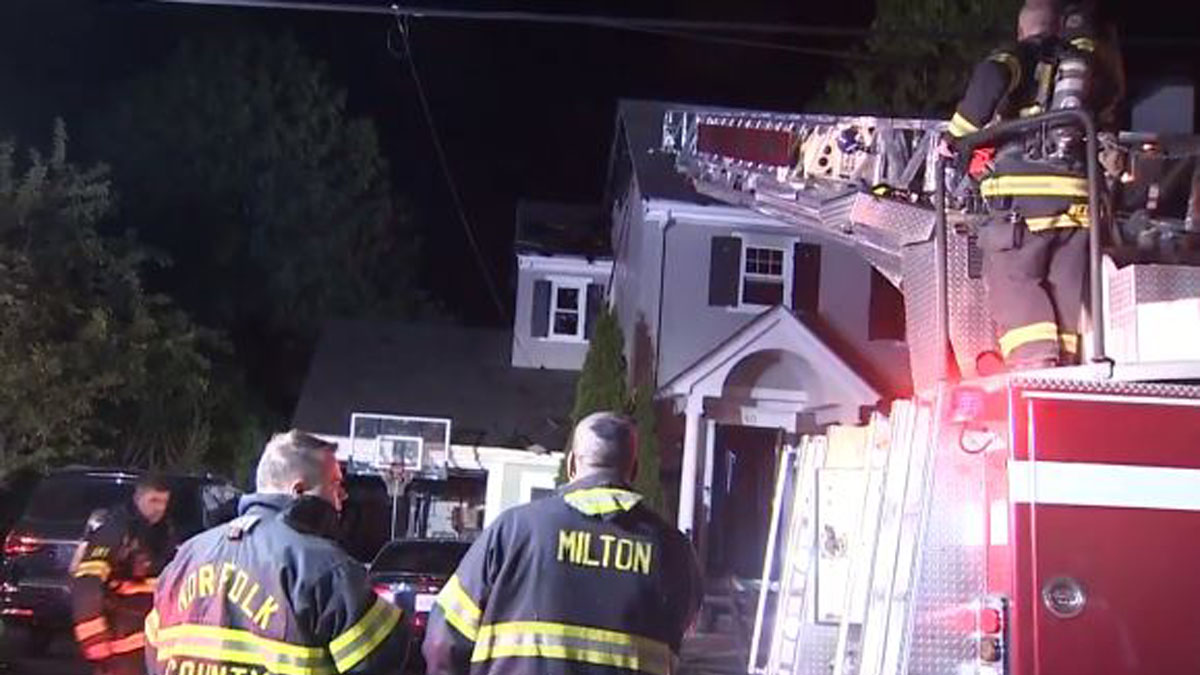 Firefighters battle early morning house fire in Milton Boston News
