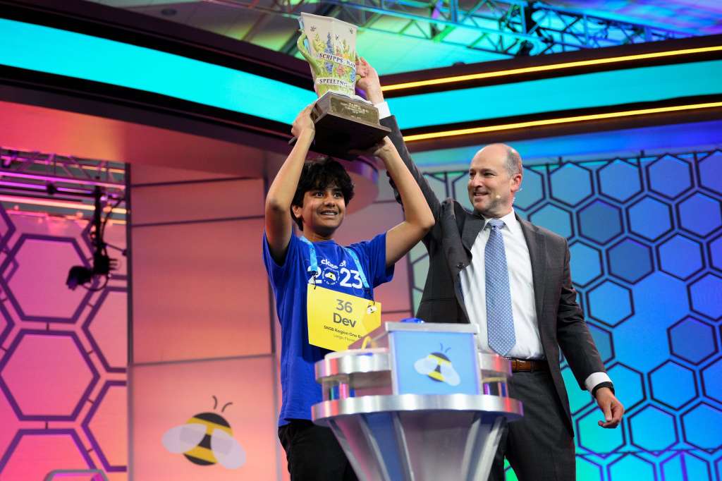 14-year-old Dev Shah of Florida wins Scripps National Spelling Bee with final word 'psammophile' – Boston News, Weather, Sports - Vimarsana News