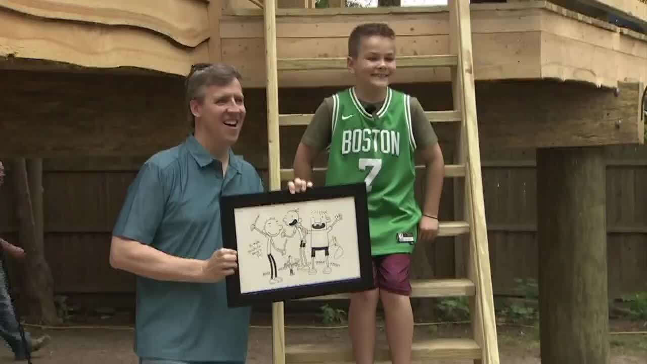 North Grafton child granted new treehouse, marking local Make-A-Wish chapter's 10,000th wish - Boston News, Weather, Sports - Vimarsana News