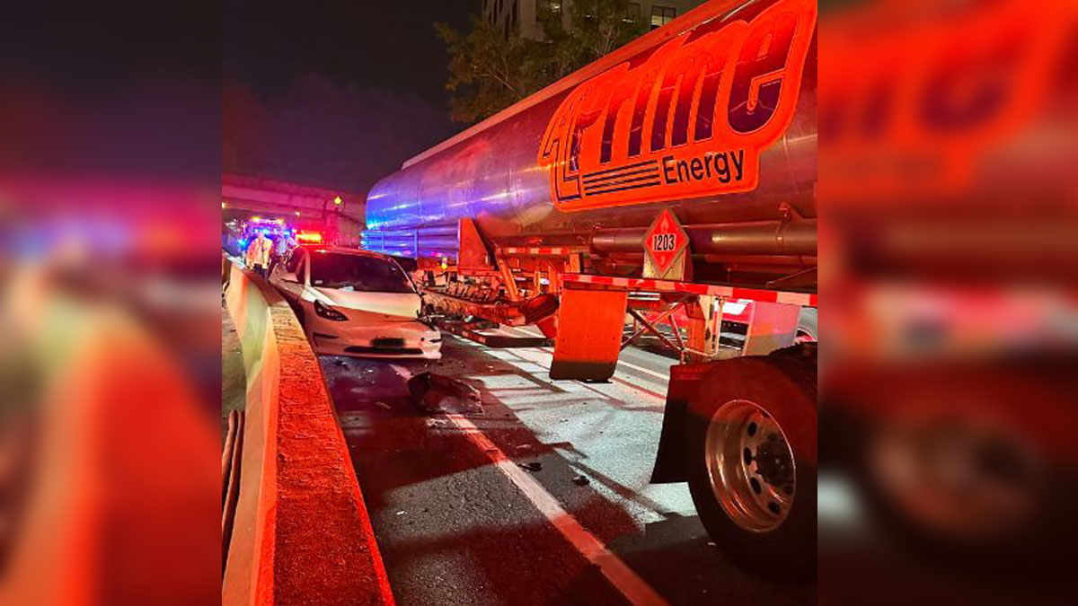 Fire crews rescue driver pinned between tanker truck barrier in Boston  Boston News Weather Sports  WHDH 7News
