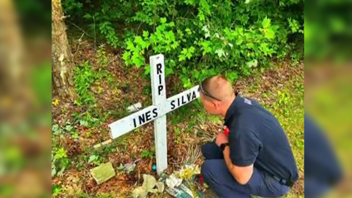 Mattapoisett firefighters repair damaged memorial after rollover crash