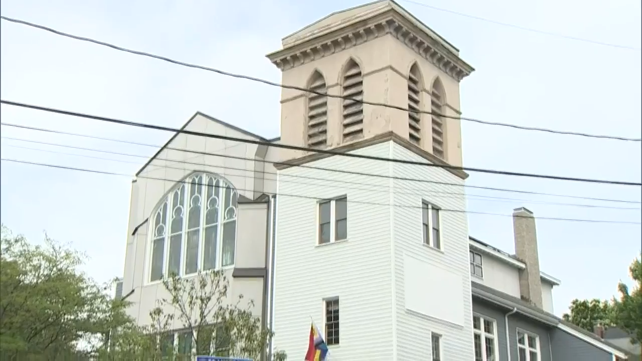 Somerville church holds first Sunday service since fire after Pride