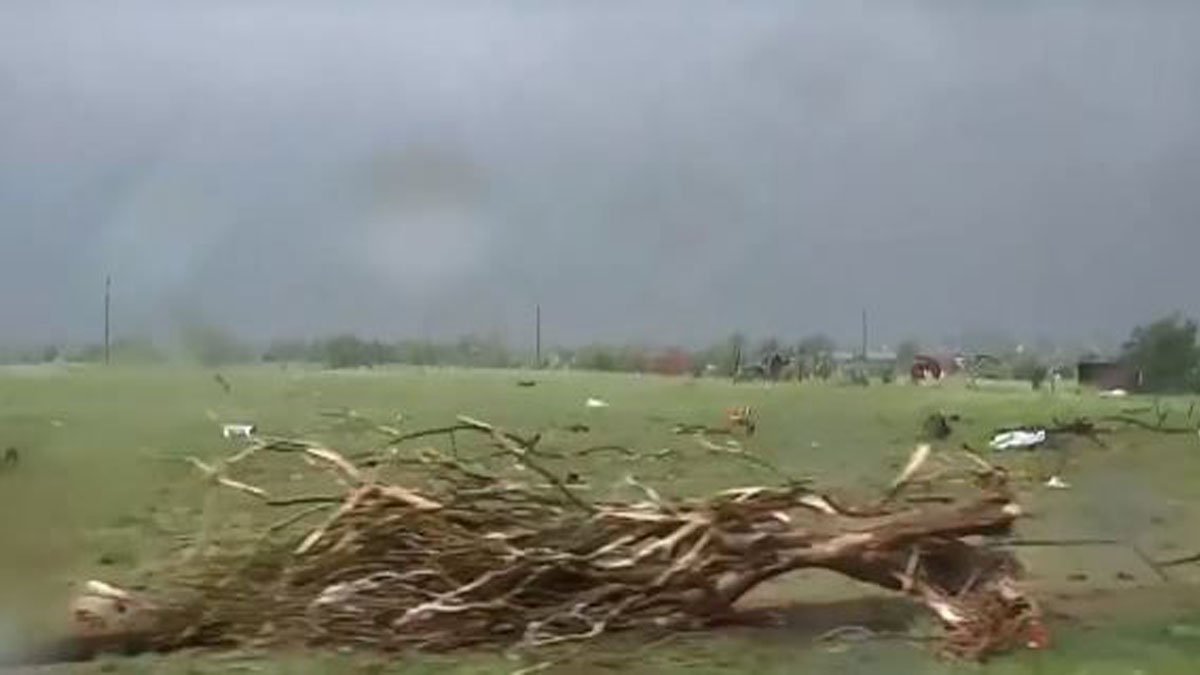 Tornadoes Tear Through Northern Texas Town Killing 3 People And Causing Widespread Damage