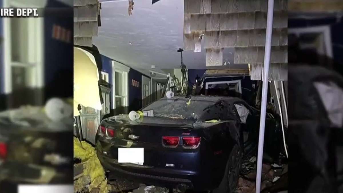 Driver faces charges after car slams into home in Hanover - Boston News ...