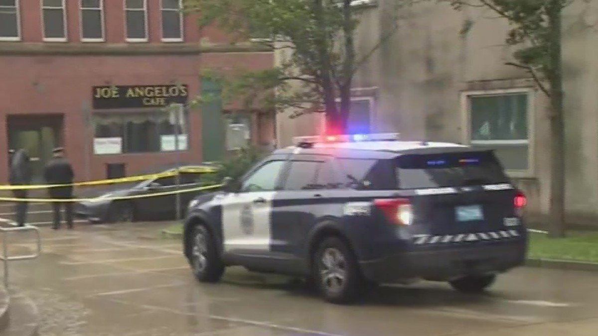 2 people injured 2 people in custody after shooting outside Brockton