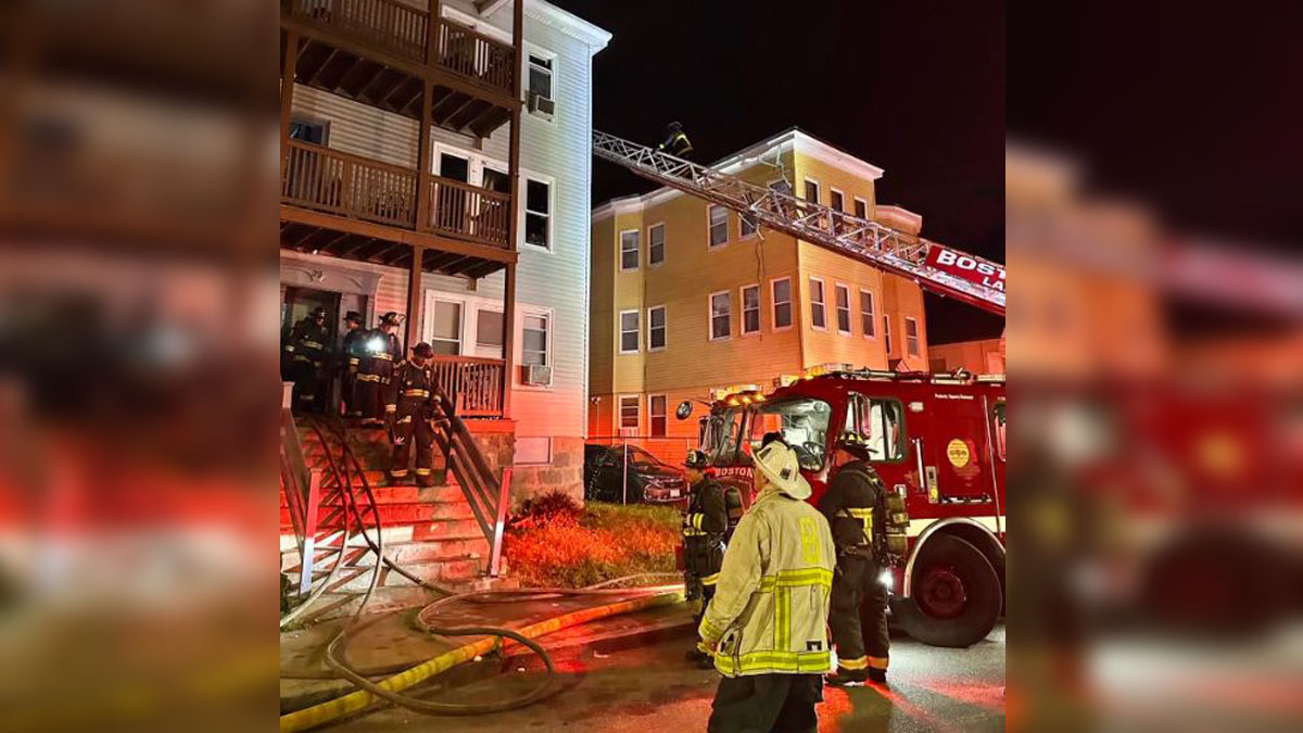 Woman rescued from Boston blaze that sent firefighter, 2 residents to hospital – Boston News, Weather, Sports | WHDH 7News