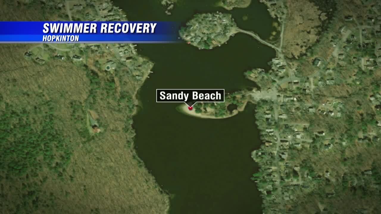 Crews searching for missing swimmer at Sandy Beach in Hopkinton  Boston News Weather Sports  WHDH 7News