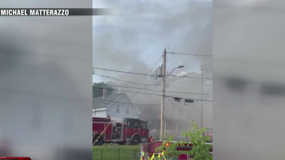 Firefighters battle house fire in Marlborough - Boston News, Weather ...