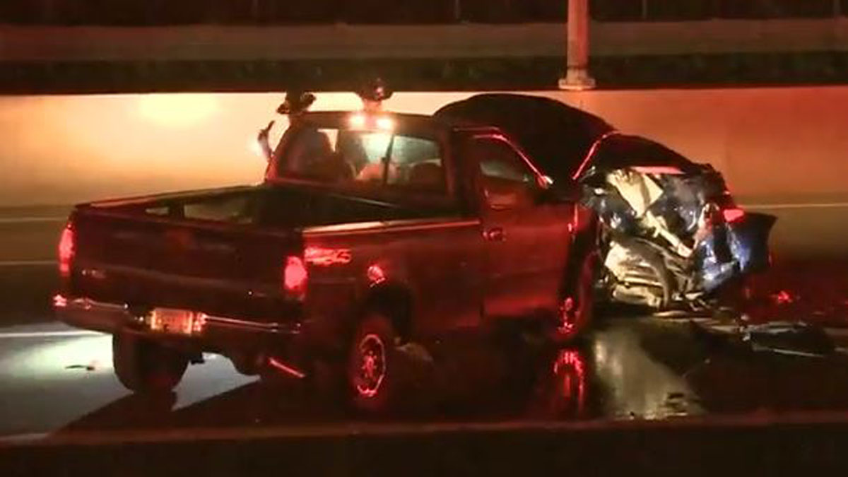 Police respond to serious crash on Mass Pike in Newton Boston News