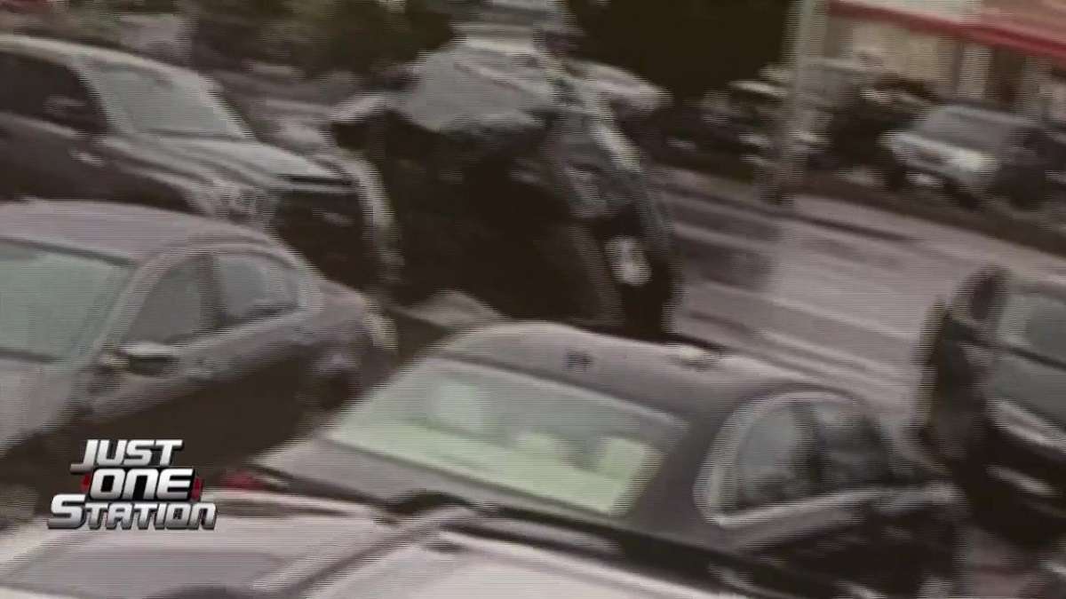 Surveillance video shows car crash into parking lot in Brockton ...