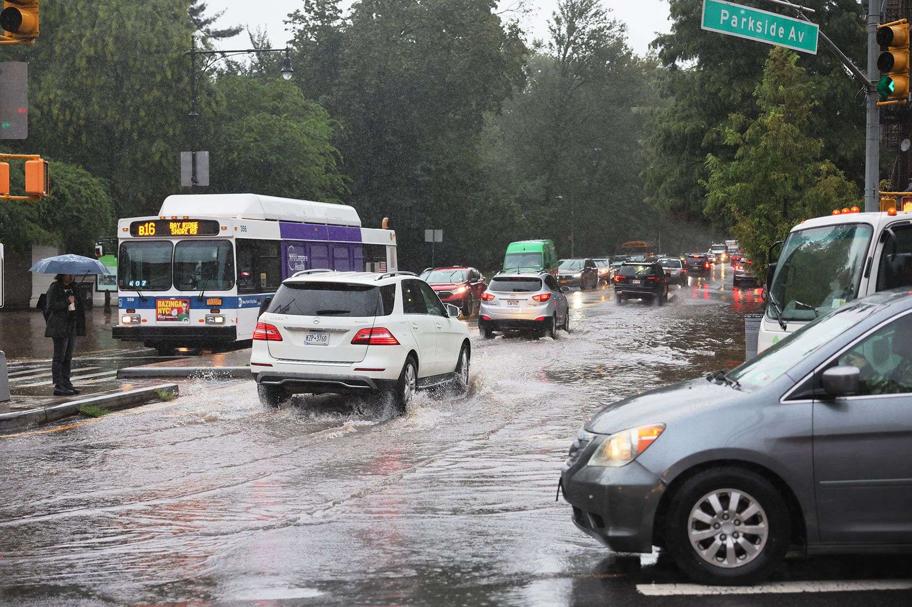 New York City area under state of emergency after storms flood subways ...