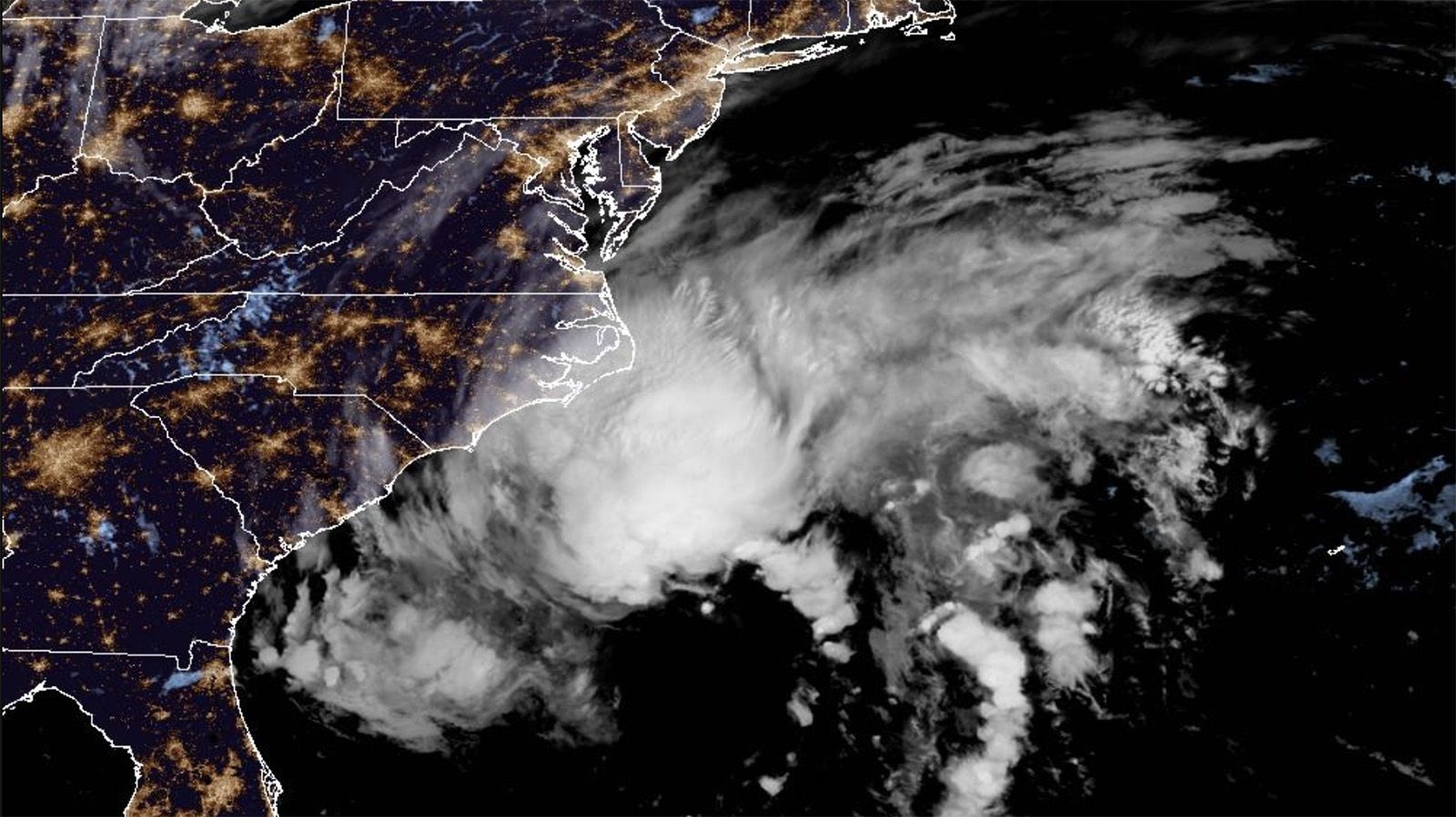 Tropical Storm Ophelia forms off the US midAtlantic coast, expected to
