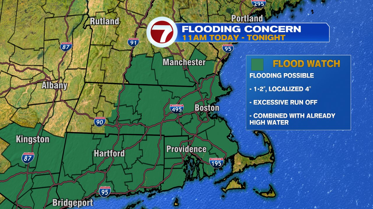 Flood Watch Up, Hurricane Lee Update - Boston News, Weather, Sports ...