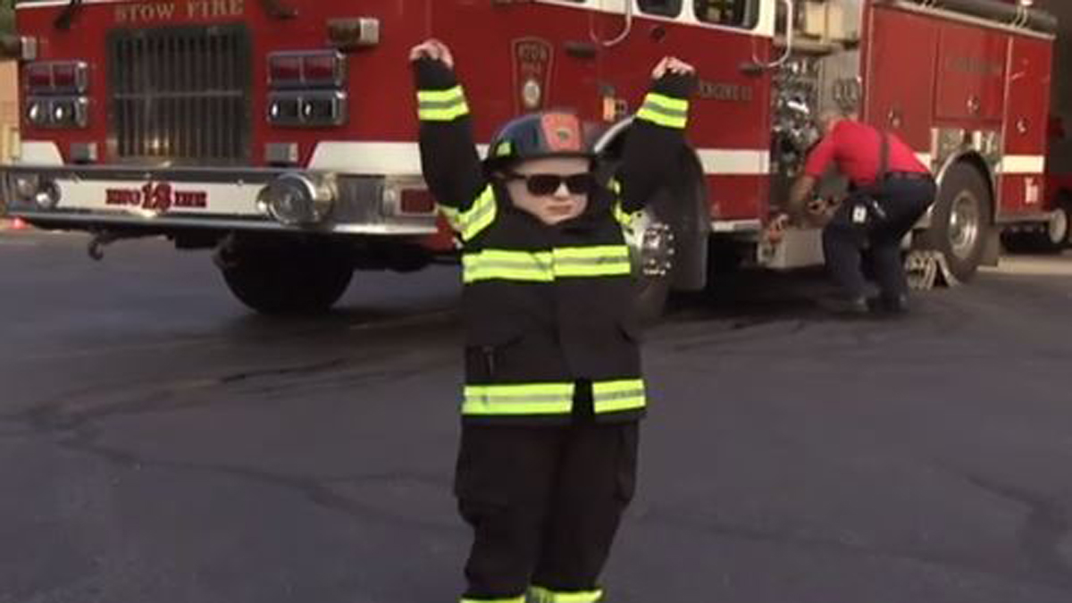 Thanks to MakeAWish Foundation, Stow Fire Department newest