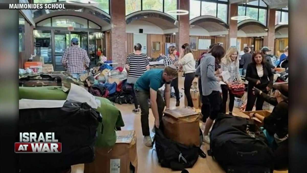 Jewish school in Brookline gathers donations to send to those fighting on front lines in Israel - Boston News, Weather, Sports - Vimarsana News