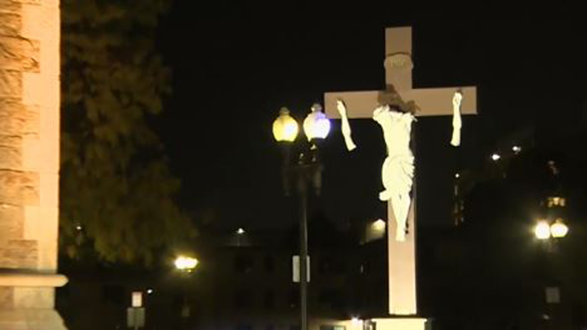 Police ID man arrested in connection with crucifix vandalism at Cathedral of the Holy Cross in Boston  Boston News Weather Sports  WHDH 7News