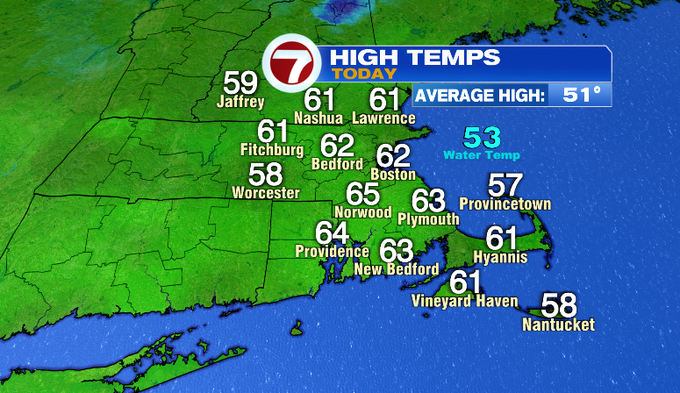 Not as chilly tonight, then mild and breezy - Boston News, Weather ...