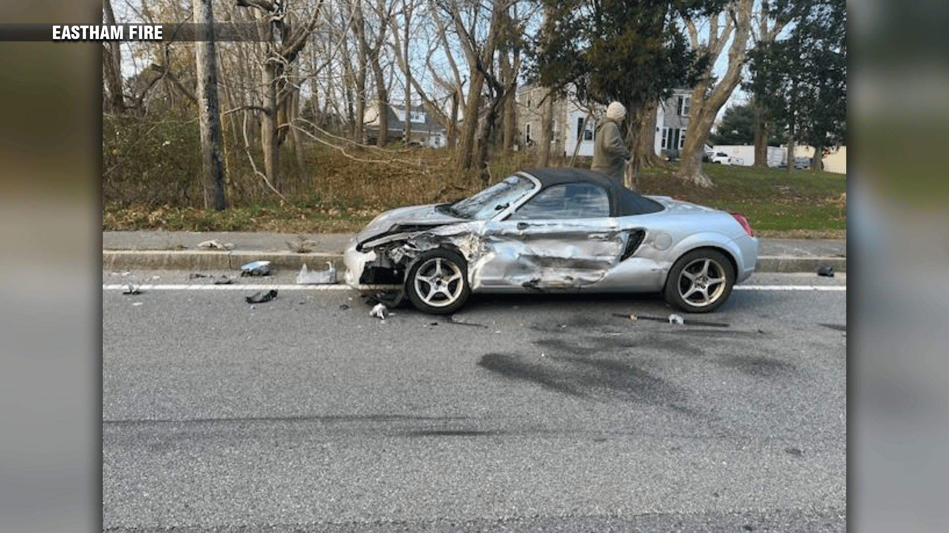 Two people hospitalized after multi-vehicle, rollover crash in Eastham ...